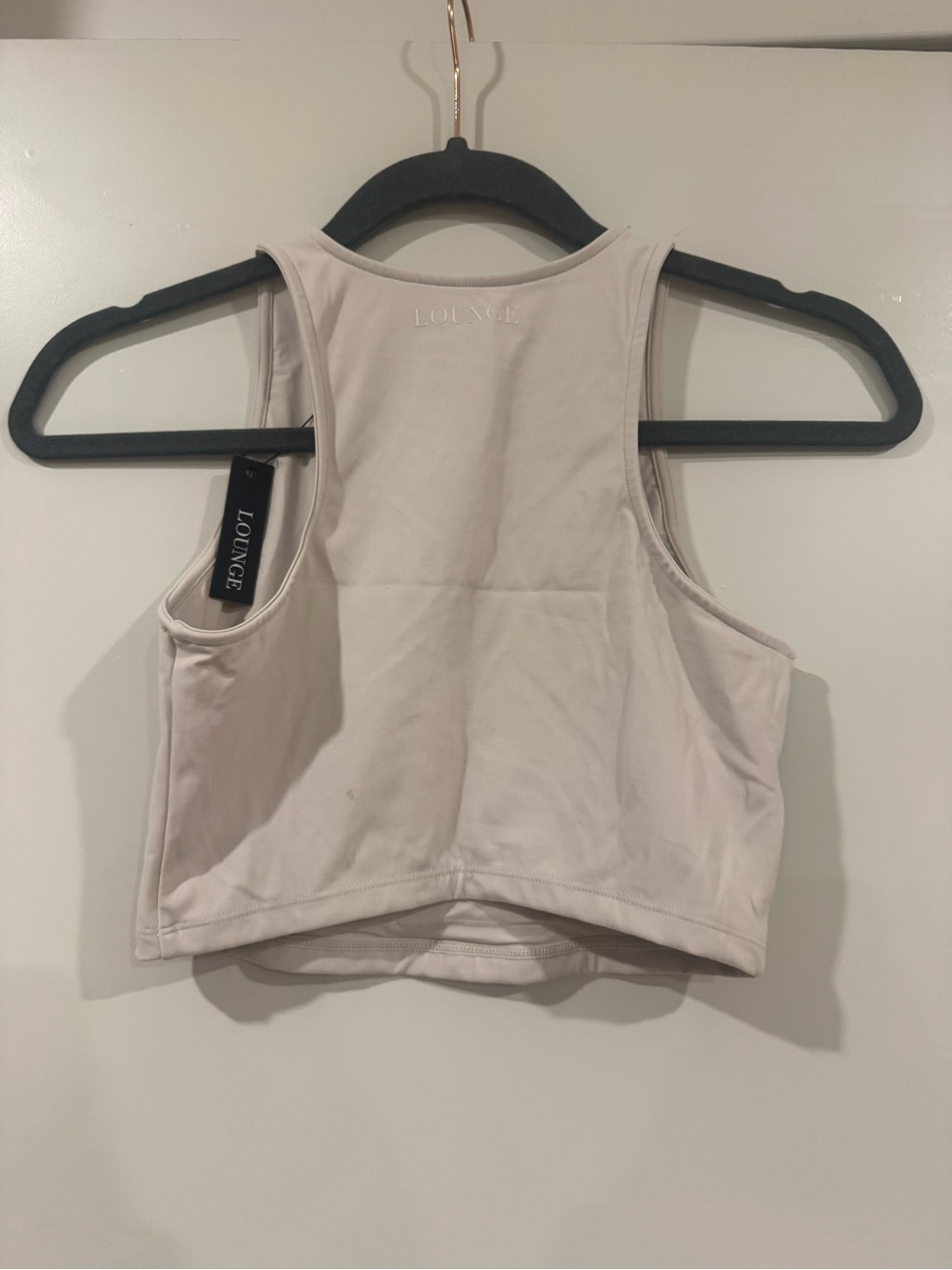 NWT Lounge Razorback Crop Top - Picture 2 of 4